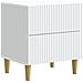 Armadio da Notte con cassetto 2 pcs Bianco 43 x 34,5 x 48 cm - Foto miniatura 3