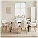 Sedie da pranzo 6 pcs Bouclé Crema 59 x 57 x 85 cm - Foto miniatura 2