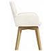 Sedie da pranzo 6 pcs Bouclé Crema 59 x 57 x 85 cm - Foto miniatura 4