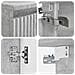 Set di mobili per il bagno 4 pcs Grigio Cemento - Foto miniatura 4