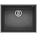 Lavello Quadra 110 Keratek Plus Sottotop 58x44 cm 1 vasca Colore Dark Grey 99 - Foto miniatura 1