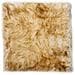 Cuscini Sedie 2pz Melange Marrone 40x40cm Vera Pelle Di Montone - Foto miniatura 3