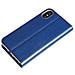 Club, Cover A Libro In Similpelle - Apple Iphone X - Blu / oro - Foto miniatura 2