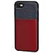Duo Pocket, Cover Bicolore Con Inserti Metallici - Apple Iphone 7 / 8 - Blu / bordeaux - Foto miniatura 1