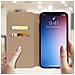Custodia Iphone 11 Pro Max Portacarte Funzione Supporto Similpelle Liscia Oro - Foto miniatura 5