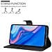 Custodia Compatibile Con Huawei P Smart Z In Nero Carbone - Coperchio Protettiva Con Chiusura Magnetica, Funzione Stand E Tasca Per Le Carte - Foto miniatura 3