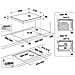Piano Cottura WF S2765 NE / IXL a Induzione 4 Zone Cottura da 65 cm Colore Nero - Foto miniatura 2