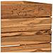 Letto Rialzato 100x40x38 cm Legno di Teak di Recupero e Acciaio - Foto miniatura 3