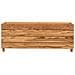 Letto Rialzato 100x40x38 cm Legno di Teak di Recupero e Acciaio - Foto miniatura 6