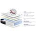 Materasso Actiflex Plus 100x210cm - Spessore : 26cm - Molle Insacchettate E Memory Foam - Molto Rigido - Foto miniatura 2