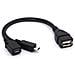 Micro Usb Otg Cavo Sdoppiatore Di Alimentazione Enhancer Cavo Usb 2.0 Una Femmina Al Micro Usb Maschio E Micro 5 Pin Adattatore Femminile Host Ricarica Converter (micro Maschio Dritto)  - Foto miniatura 2