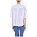 Camicia Donna In Cotone Bianco A Maniche Corte - Foto miniatura 1