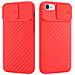 Custodia Compatibile Con Apple Iphone 7 / 7s / 8 / Se 2020 In Opaco Rosso - Coperchio Protettivo In Silicone Tpu Flessibile E Con Protezione Per La Fotocamera - Foto miniatura 1