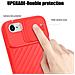 Custodia Compatibile Con Apple Iphone 7 / 7s / 8 / Se 2020 In Opaco Rosso - Coperchio Protettivo In Silicone Tpu Flessibile E Con Protezione Per La Fotocamera - Foto miniatura 7