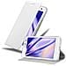Custodia Compatibile Con Zte Blade L7 In Classy Argento - Coperchio Protettiva Con Chiusura Magnetica, Funzione Stand E Tasca Per Le Carte - Foto miniatura 1