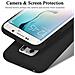 Custodia Compatibile Con Samsung Galaxy S6 Edge In Liquid Nero - Coperchio Protettivo In Silicone Tpu Flessibile - Foto miniatura 5
