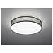 Lugano Plafoniera Led Diffusore Paralume Stoffa Grigio E Schermo Bianco Con Telecomando Regolazione - Foto miniatura 1