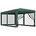 Tenda Per Feste Con 6 Pareti Laterali In Rete Verde 3x6 M Hdpe - Foto miniatura 2