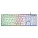 Game Pack Mars Gaming Mcpxwes Led Rgb Bianco Qwerty In Spagnolo - Foto miniatura 3