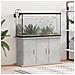 Supporto Acquario 101x41x58 cm Legno Multistrato Grigio Cemento - Foto miniatura 8