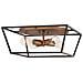Plafoniera Contemporanea Fulton Acciaio Bronzo Ottone Heirloom 4 Luci E27 - Foto miniatura 1