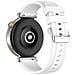 Cinturino In Silicone Per Huawei Gt4 46 Mm /gt Runner /gt3 Se 18 Mm White - Foto miniatura 1