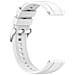 Cinturino In Silicone Per Huawei Gt4 46 Mm /gt Runner /gt3 Se 18 Mm White - Foto miniatura 4