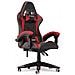 Sedia Gaming, Sedia Girevole Ergonomica, Pu Poltrona Racing Nero/rosso - Foto miniatura 1