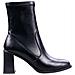 Semi-height Boots Stivaletti Pelle Sintetica Scarpe Donna Nero Eu 37, 938059/04-03 - Foto miniatura 2