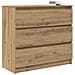 Credenza Rovere Artigianale 80x35x76 cm in Legno Multistrato - Foto miniatura 8