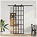 Porta Scorrevole con Ferramenta Nera 76x205 cm in Vetro ESG - Foto miniatura 1