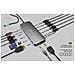 Metal USB-C Nano 3x Display Dock, 2x HDMI 1x USB-C video with Power Delivery 140W + Universal Charger 140 W - Foto miniatura 9