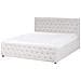 Letto Contenitore Tessuto Amiens 180 X 200 Cm Beige - Foto miniatura 4