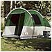 Tenda da Campeggio a Tunnel per 4 Persone Verde Impermeabile - Foto miniatura 2