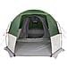 Tenda da Campeggio a Tunnel per 4 Persone Verde Impermeabile - Foto miniatura 6