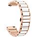 Cinturino Per Orologio Da 18 Mm In Oro Rosa Per Huawei Gt5/gt5 Pro - Foto miniatura 3