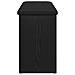 panchina da stoccaggio  Nero Rovere 100x30x48 cm Legno ingegnerizzato - Foto miniatura 6