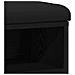 panchina da stoccaggio  Nero Rovere 100x30x48 cm Legno ingegnerizzato - Foto miniatura 8