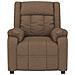 Poltrona Elettrica Reclinabile Marrone in Tessuto - Foto miniatura 4