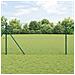 Recinzione in rete saldata con 7 pali Verde 1.4x10 m Acciaio - Foto miniatura 2