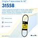 Cinghia Trapezoidale 3l 36"" - Foto miniatura 2