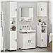 Set di mobili per il bagno 5 pcs Bianco 61 x 35 x 64 cm - Foto miniatura 4