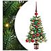 Albero di Natale con 150 LED con supporto Verde 65 cm PE - Foto miniatura 1