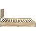 Letto con Contenitore con testiera Rovere Sonoma 180 x 200 cm - Foto miniatura 9