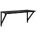 Scaffali da parete 2 pcs Rovere Nero 60 x 25 x 25,5 cm - Foto miniatura 5