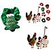 (confezione Da 2) Collare Decorativo Natalizio Per Animali Domestici - Festivo Elastico Per Piccoli Animali - Foto miniatura 1