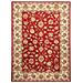 Tappeto in lana Royal Ziegler 90x160 cm, rosso /crema - Foto miniatura 3