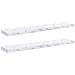 Scaffale da parete 2 pcs Marmo Bianco 120 x 23,5 x 4 cm - Foto miniatura 1