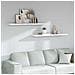 Scaffale da parete 2 pcs Marmo Bianco 120 x 23,5 x 4 cm - Foto miniatura 2