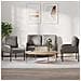 Set divani 3 pcs Talpa 115 x 56 x 80 cm Legno compensato - Foto miniatura 2